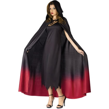Hooded Cape Ombre Adult Halloween Accessory