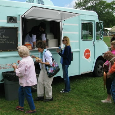 KFFKFF 74"L x 40"W Concession Stand Serving Window Food Truck Service Awning