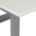 thumbnail image 3 of Adjustable Height Workbench C-Channel Leg, 60"W x 30"D, 1-1/4" ESD Safety Edge, Gray, 3 of 6
