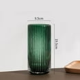thumbnail image 3 of Home Decor Nordic Style Vase Dark Green Vase Contemporary Flower Vase Glass Vase, 3 of 4