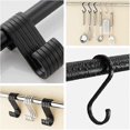 thumbnail image 4 of Set Of 12 S-hooks S-hook Black Metal Rust-proof S-shaped Hook For Kitchen Bathroom Bedroom Office And Garden(black), 4 of 5