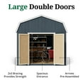 thumbnail image 5 of Little Cottage Co. 10x10 Value Gambrel Barn with 6 ft. Sidewalls, Outdoor Wood Storage Shed Do-It-Yourself Precut Kit, 5 of 13