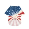 thumbnail image 5 of Dog Shirt, Lightweight Pet Clothes and Breathable Doggy Tee for Independence Day, Patriotic Apparel for Small to Extra Large Dogs, Multiple Colors and Sizes XS-5XL, 1pc, 5 of 6