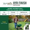 thumbnail image 6 of HyR BRIX 10-0-0 HyR Finish Fertilizer, 45lb Bag - Slow-Release Granular with Calcium & Sulfur - for Late Summer & Fall Lawn Prep - Covers 4,500 Square Feet, 6 of 6