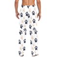thumbnail image 4 of FORMRS Mens Pajama Pants with Pockets Sleepwear Lounge Bottoms Sizes S-2XL, Black Cat Paw, 4 of 7