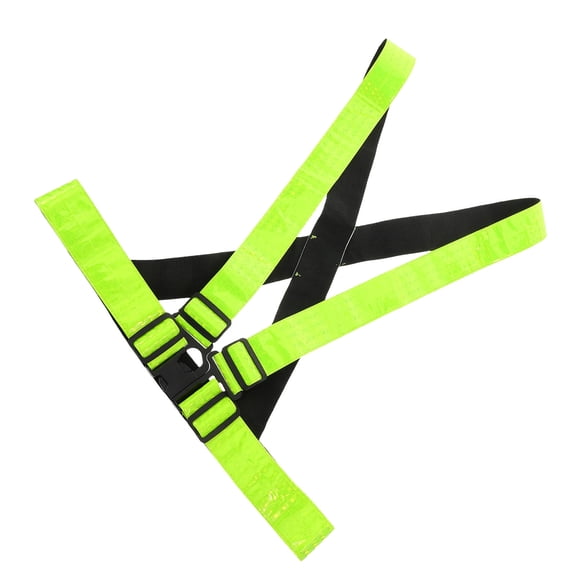 EXHUMKY Adjustable Reflective Vest for Night Running Hiking Cycling High Visibility Gear