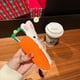 thumbnail image 1 of Las Cajas Del Teléfono Se Aplican Al Iphone 14,Caja Linda Del Teléfono De La Zanahoria Del Conejito De La Historieta Con El Caso Del Conejo 3d Del Lápiz óptico De La Zanahoria Para, 1 of 3