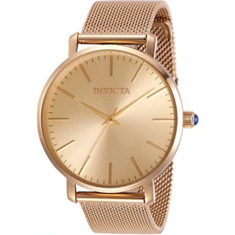 Invicta 31072 Women's Angel Rose Gold Tone Dial Mesh Bracelet