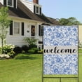 thumbnail image 4 of Spring Summer Multicolored Flower Leaves Garden Flag 28x40 Inch Double Side for Outdoor Courtyard Garden Decor Flowers Welcome Holiday Flag for Outside Decoration, 4 of 6