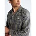 thumbnail image 5 of Free Assembly Men's Cotton Camp Shirt with Long Sleeves, Sizes S-3XL, 5 of 7