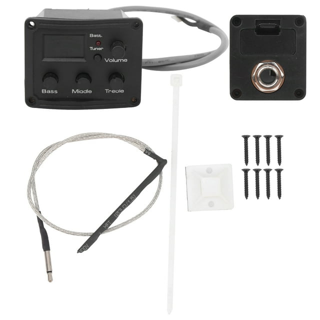 Ukulélé Micro EQ Couleur Tuner avec Affichage LED Boîte Électrique 3segment Égaliseur Musical