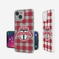 thumbnail image 4 of Toronto FC iPhone Plaid Design Clear Case, 4 of 7