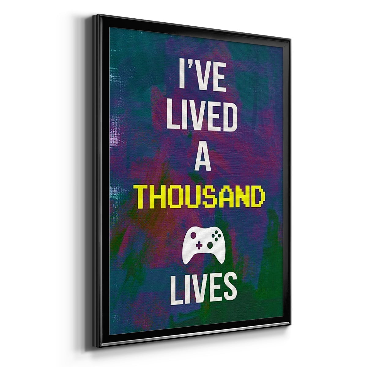 Gamer at Play I Premium Framed Print - Ready to Hang