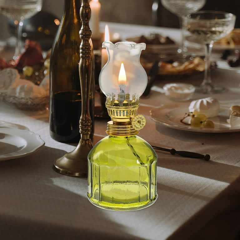 Oil Lamp Glass Kerosene Lamp Vintage Kerosene Lantern Home Indoor Outdoor Decor