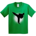 thumbnail image 3 of Inktastic Karate Martial Arts Silhouette Sports Youth T-Shirt, 3 of 5