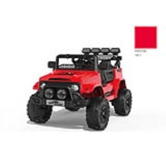 12V Kids Ride on Truck, Ride on Jeep Car with Remote Control, Electric Vehicle for Kids,Spring Suspension,Bluetooth Speaker,Multi Music Modes,3 Speeds,LED Lights