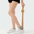 thumbnail image 2 of Long Handle Wooden Shoe Horn With Base For Easy On Shoe Removal Durable Shoe Helper For Entryway Living Room, 2 of 4