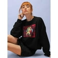 thumbnail image 2 of Artshine Aquarius, I Know Sweatshirt Women -Arvee Gibson Designs, Female Small, 2 of 4
