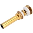 thumbnail image 3 of Drain Filter, Drain Stopper, Polished Brass Finish Kitchen For Adult With Hole, 3 of 8