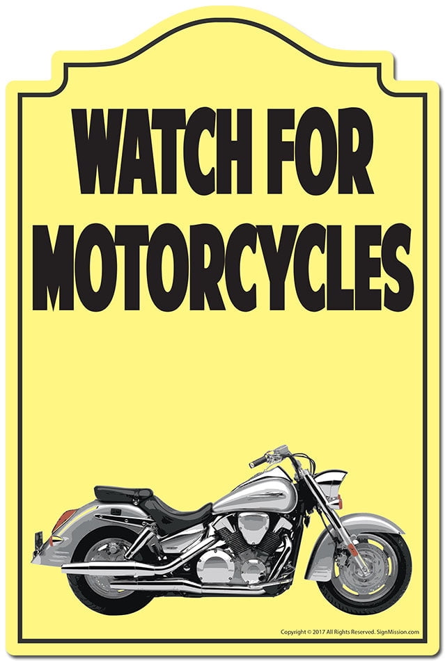 Watch For Motorcycles Decal