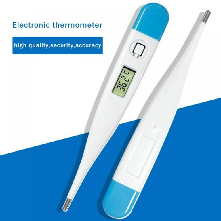 Security Checking Body Temperature With Electronic Thermomether