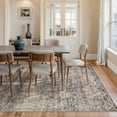 thumbnail image 3 of Bloom Rugs Washable Non-Slip 9x12 Rug - Beige Brown / Teal Traditional Oriental Area Rug for Living Room, Bedroom, Dining Room, and Kitchen - Exact size: 9' x 12', 3 of 9