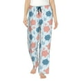 thumbnail image 2 of Goofa Sea Turtle Printed Soft Pajama Pants for Women, Wide Leg Comfy Casual Lounge Yoga Pants-, 2 of 9