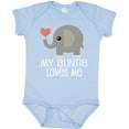 thumbnail image 3 of Inktastic My Auntie Loves Me Niece Boys or Girls Baby Bodysuit, 3 of 5