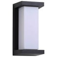 thumbnail image 2 of Aplique de pared LED negro con sensor de movimiento | Resistente al agua IP65 para exteriores e interiores | Luz blanca cálida para porche de 18 W y 1300 lm | Luminaria de pared regulable para, 2 of 7