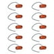 thumbnail image 2 of 10 luces de posición laterales ovaladas de 2,5 pulgadas y 2 LED, superbrillantes, impermeables, para coche, remolque, camión, ámbar, 2 of 14