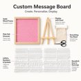 thumbnail image 6 of Leeye Letter Board Black Includes Letters and Replaceable Message for Announcements Menu Boards, 6 of 6