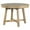Natural Wood, variant on Aukfa Extendable Dining Table for 4-6, 42"-56" Round Kitchen Table with Removable Leaf for Dining Room/Living Room, Natural Wood
