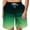 Army Green, variant on WAENQINLA Mens Swim Trunks No Mesh Summer Gradient Printed Drawstring Board Shorts Big And Tall Elastic Waist Beach Shorts，S-6XL