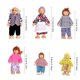 thumbnail image 5 of Puppet Set de madera Niños Humanos Figura humana Juguete Kit de muñecas de muñecas Patrón de juego para niños Random, 6pcs Guardurnaity FN000309-02, 5 of 7