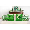 thumbnail image 2 of St. Patrick''s Day Throw Pillow Covers 20 x 20 Inch Set of 4, Lucky Shamrock Truck Spring Farmhouse Holiday Green Cushion Case for Home Sofa Couch Decoration TH171-20, 2 of 6