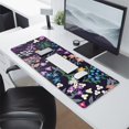 thumbnail image 2 of Fashionable Large Mouse Pad - Black Flower Design, Extended Gaming Mousepad 31.5 x 11.8 Inch - Chic Desktop Decor for Men & Women - Useful Office Accessory for Laptop & Keyboard, 2 of 7