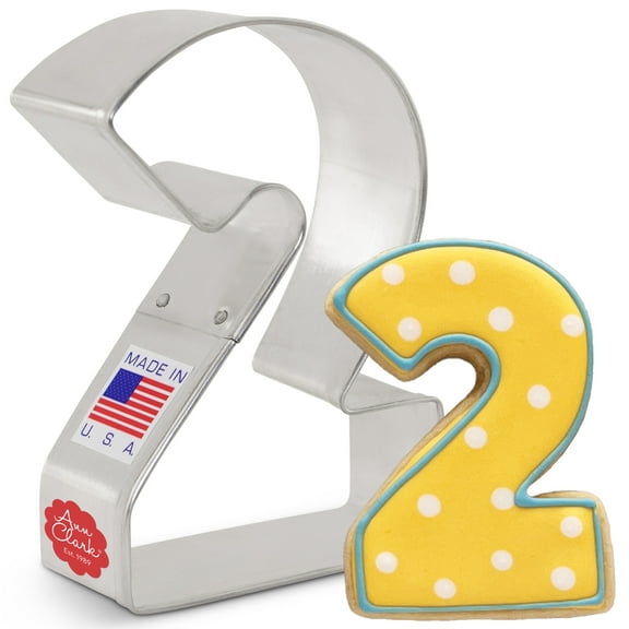 Ann Clark Number Two /# 2Cookie Cutter 3.25", Made in USA