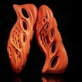 thumbnail image 3 of Chanclas Crocs Zapatos De Playa Hombre Cave Goma Color Sólido Duradero Vacaciones De Verano (7.5) Rojo Likrtyny Tenis De Mujer Tenis De Hombre, 3 of 9