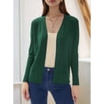 thumbnail image 6 of Women'S Open-Front Cardigan Sweater(Available in Plus Size) Green XXL, 6 of 8