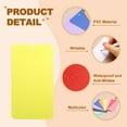 thumbnail image 3 of 100 Pcs Etiquetas de Envío de Plástico Amarillo, 3.5" x 2" Etiquetas de Etiquetado Impermeables Perforadas para Equipaje, Garaje, Etiqueta de Inventario, 3 of 7