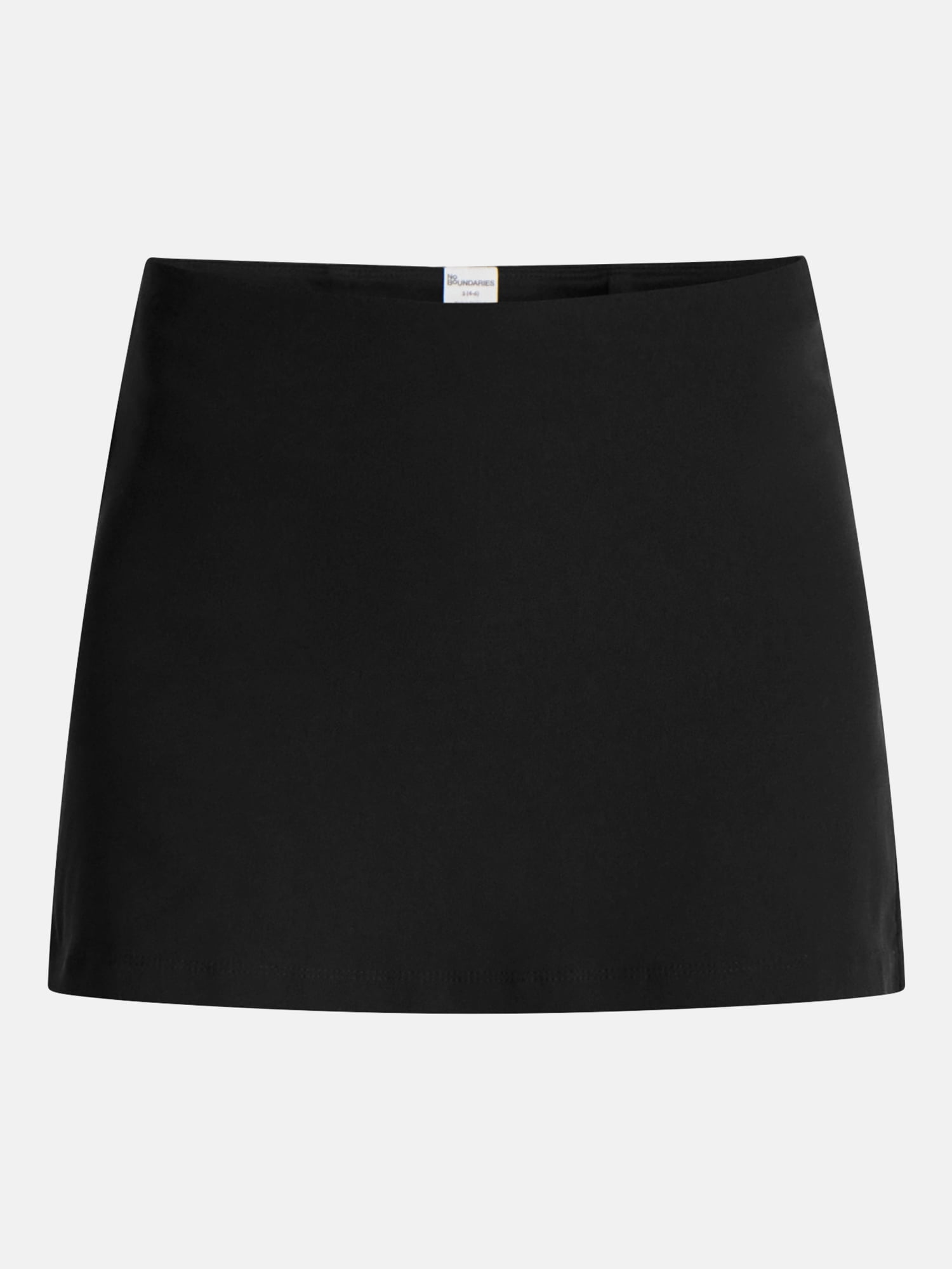 No Boundaries Woven Mini Pull-On Skirt, Women's Sizes XXS-XXL