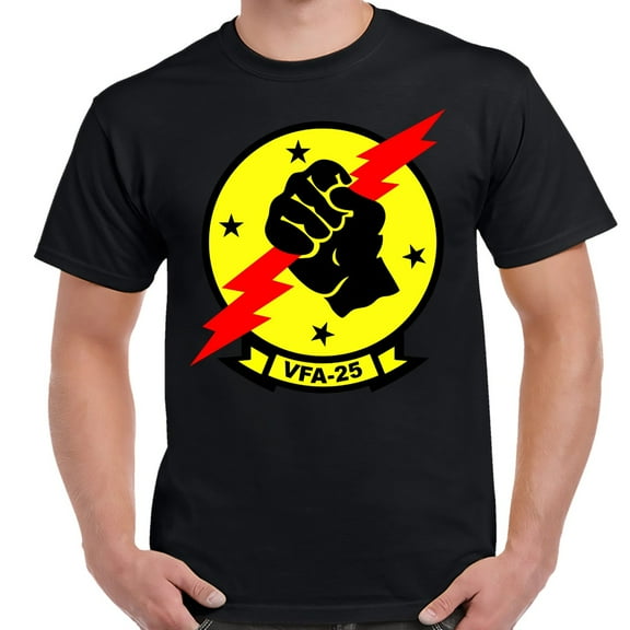 VFA-25 First Of The Fleet Adult T-Shirt-Large