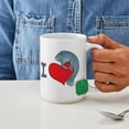 thumbnail image 4 of CafePress - I Heart Manatees Large Mug - 15 oz Ceramic Large White Novelty Mug, 4 of 6