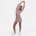 thumbnail image 3 of Women's Nike One Ultra High-Waisted Skort Color: Mauve Size: LARGE, 3 of 5