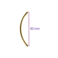 thumbnail image 3 of Craft County Curved Tube Beads – Multiple Sizes, Colors, and Pack Sizes – Jewelry Connector, 3 of 3