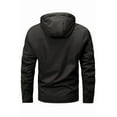 thumbnail image 5 of Men's Winter Fleece Lined Hooded Jacket - Thick Outdoor Parka Coat for Cold Weather, 5 of 8