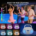 thumbnail image 3 of Radiograbadora portátil con reproductor de CD, Bluetooth y radio FM Gelielim, 3 of 9