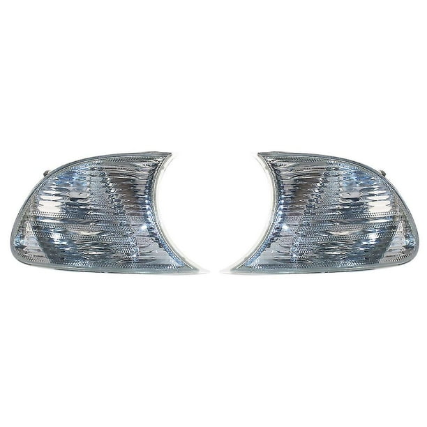 Amdohai Clear Signal Blinker Corner Lamp For Bmw E46 3 Series Coupe