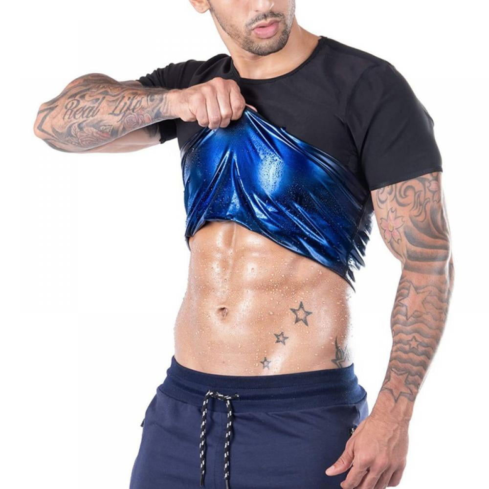 Details about   Body Shaper Sauna Jacket Hot Sweat gym suit fitness gear work Weight Loss Shirt 