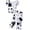 Black Tie Dye, variant on Arshiner Girls 2 Pieces Summer Outfits Square Neck Puff Sleeve Tops and Pants Set with Pockets